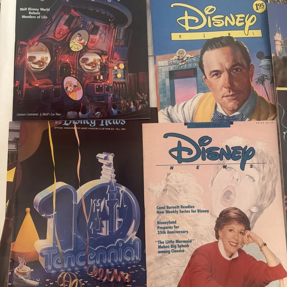 24 Disney News Magic Kingdom Club Magazines Lot 1973-1989 1990-1991 Disneyland - Picture 5 of 16